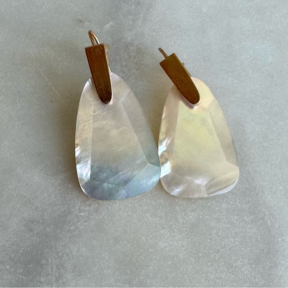 Kendra Scott Marty Drop Earrings In Ivory Pearl
